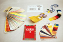 Color books and swatches that aid in the design of invention prototypes